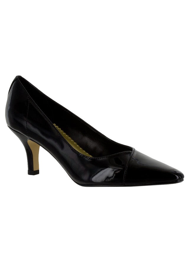 Wow Pump by Bella Vita®, BLACK PATENT, hi-res image number 0