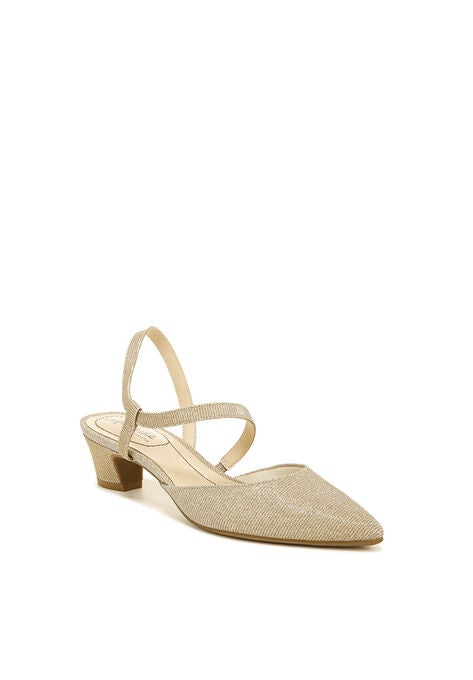 Minimalist Slingback Pump, LIGHT GOLD, hi-res image number null
