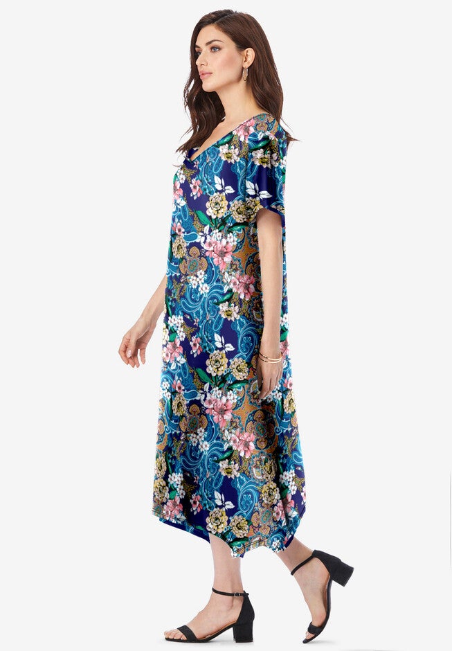 Reversible Drop Sleeve Swing Dress, , alternate image number null