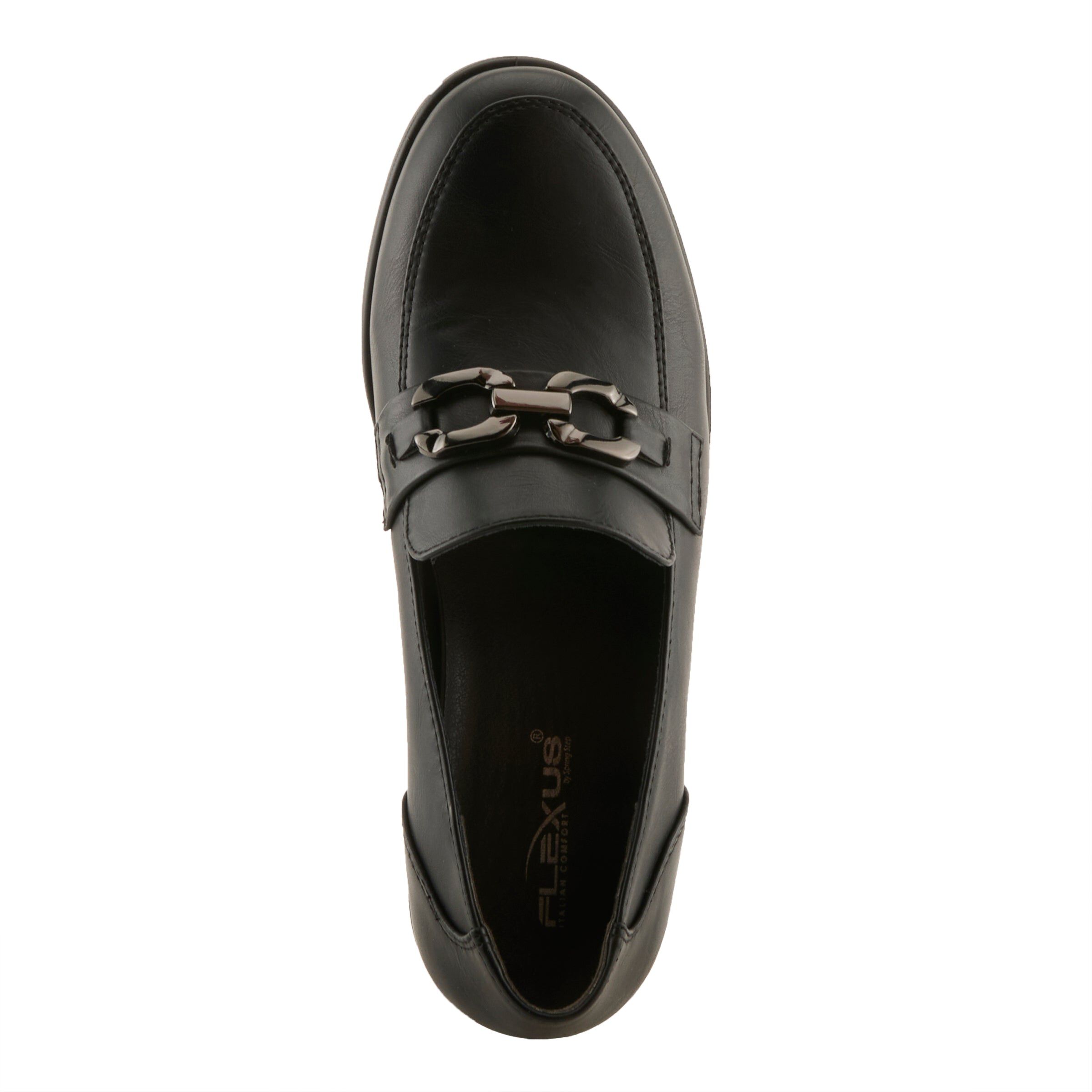 Calderoni Flat Shoes, BLACK, alternate image number 3