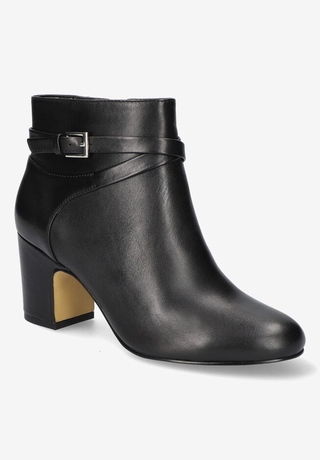 Arlette Bootie, BLACK LEATHER, hi-res image number 0