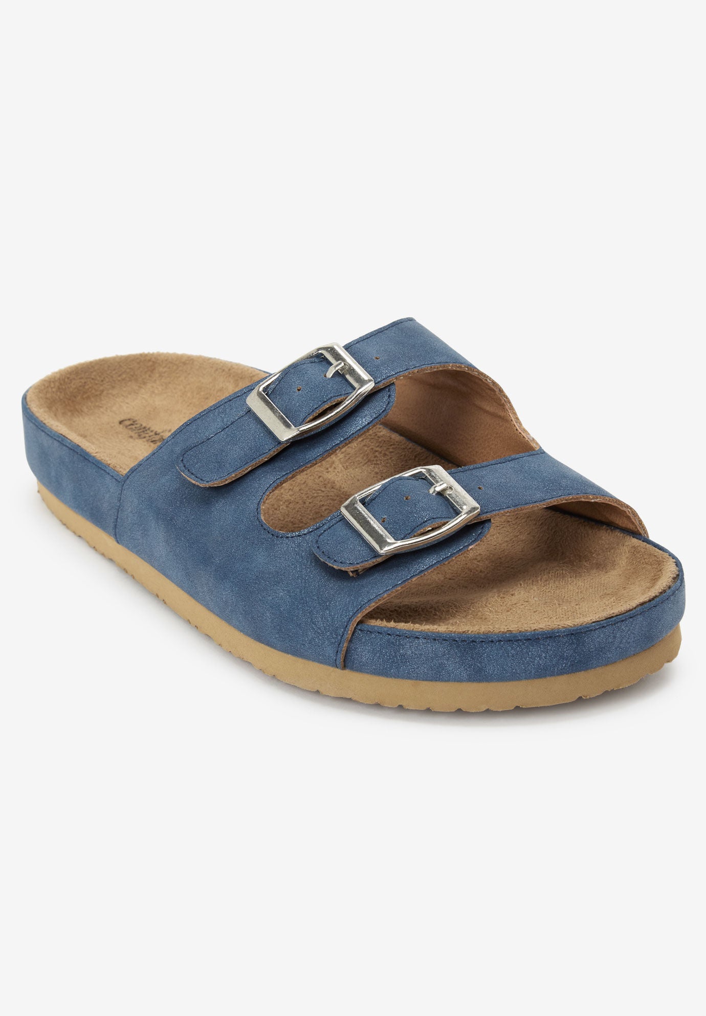 womens slides wide width