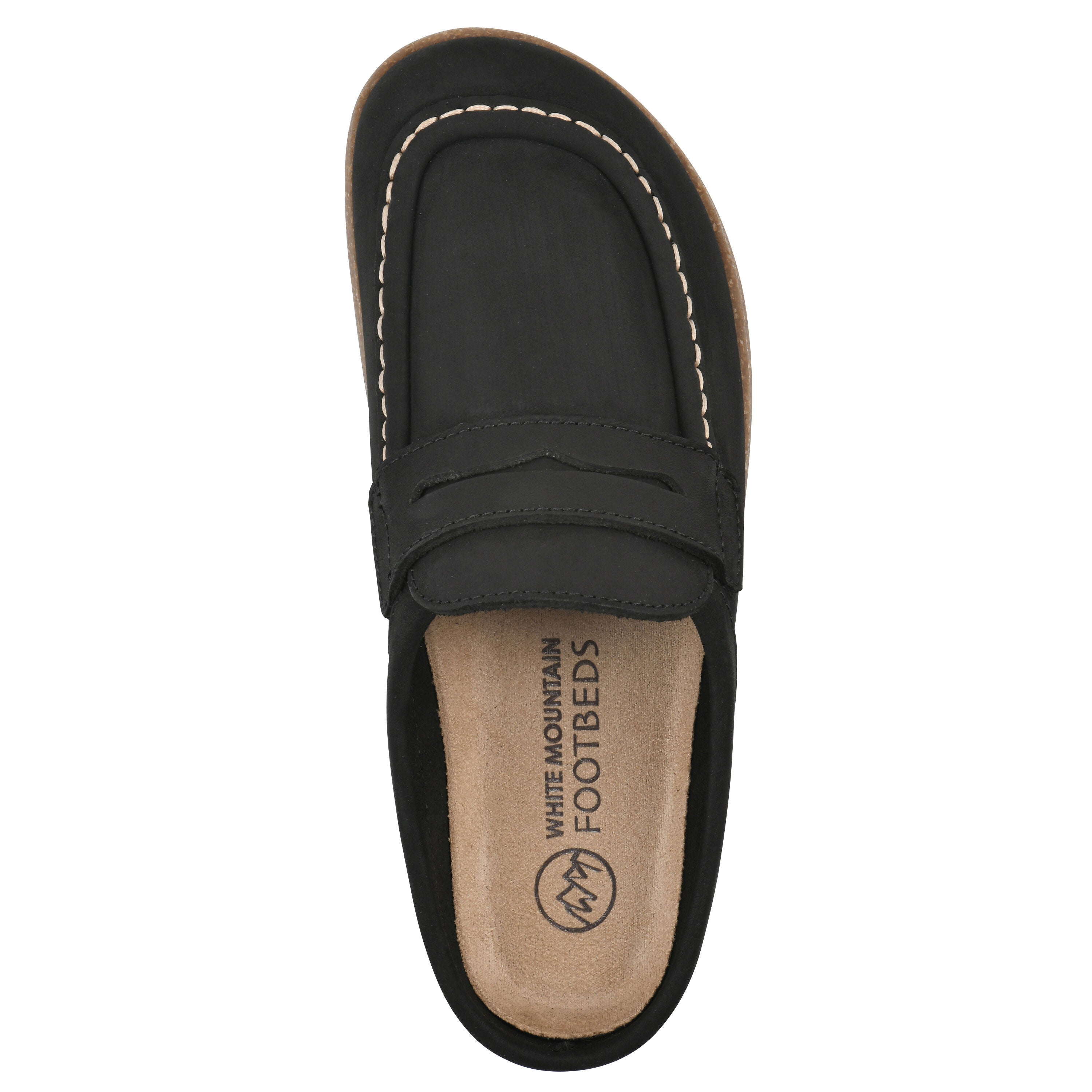 Brinlee Footbeds Clog, BLACK NUBUCK, alternate image number 8