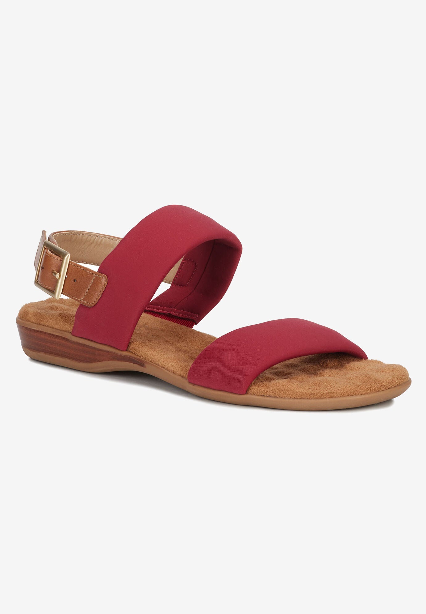Cabana Sling Back Sandal, RED LUGGAGE LEATHER, hi-res image number 0