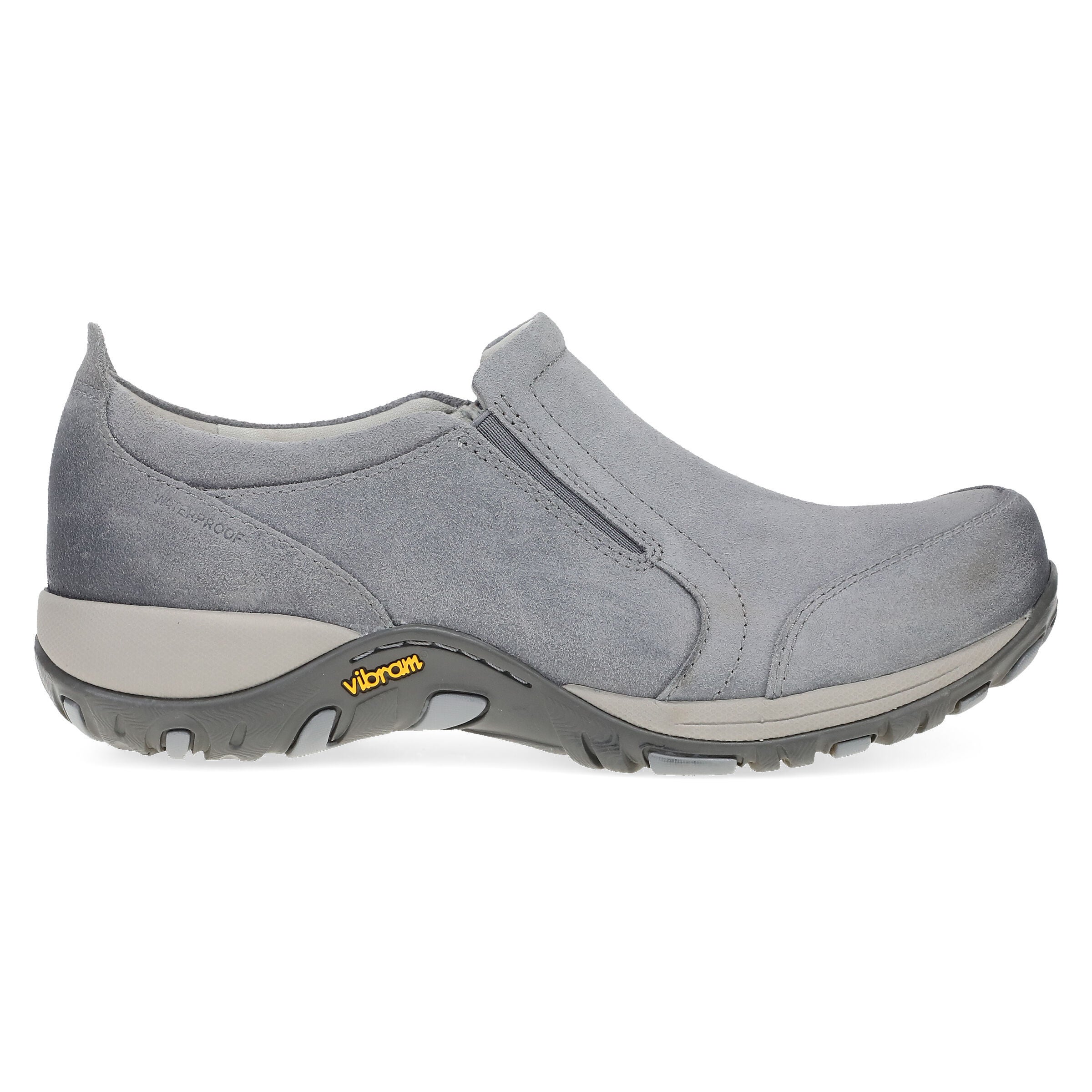 Pippy Suede Waterproof Slip On Sneaker, GREY, alternate image number 4