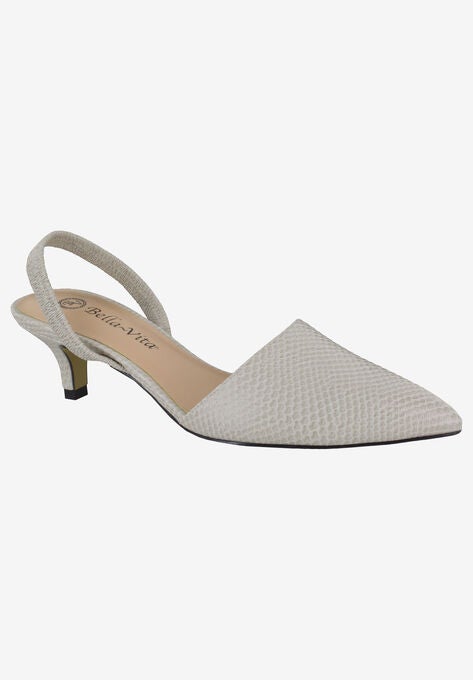 Sarah II Slingback , NATURAL SNAKE, hi-res image number null