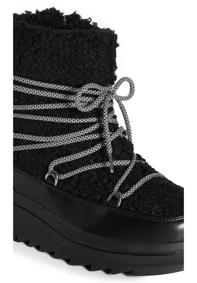 Darby Faux Fur Cold Weather Boot, BLACK, alternate image number null