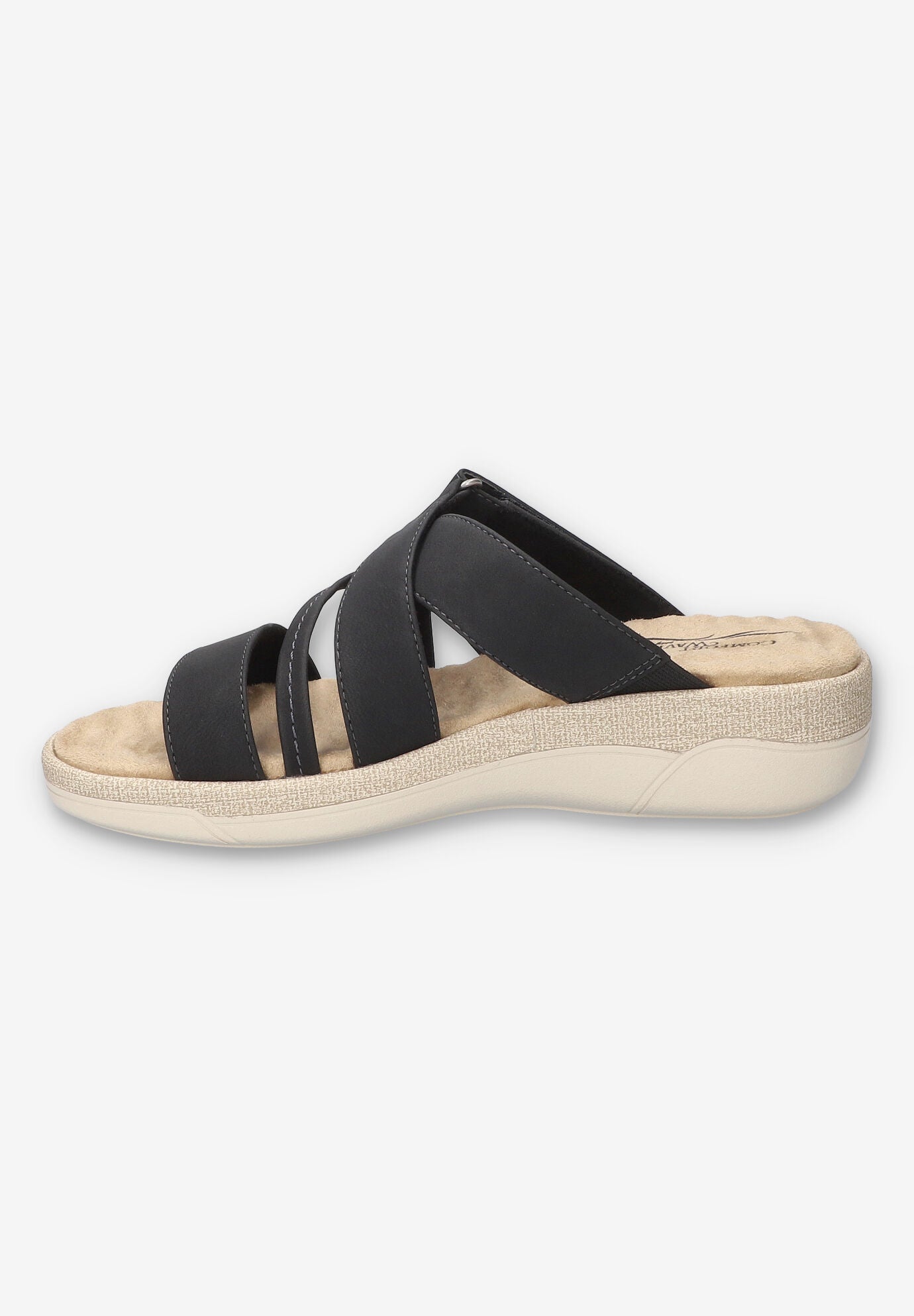 Paola Comfort Platform Sandal, BLACK, alternate image number 4