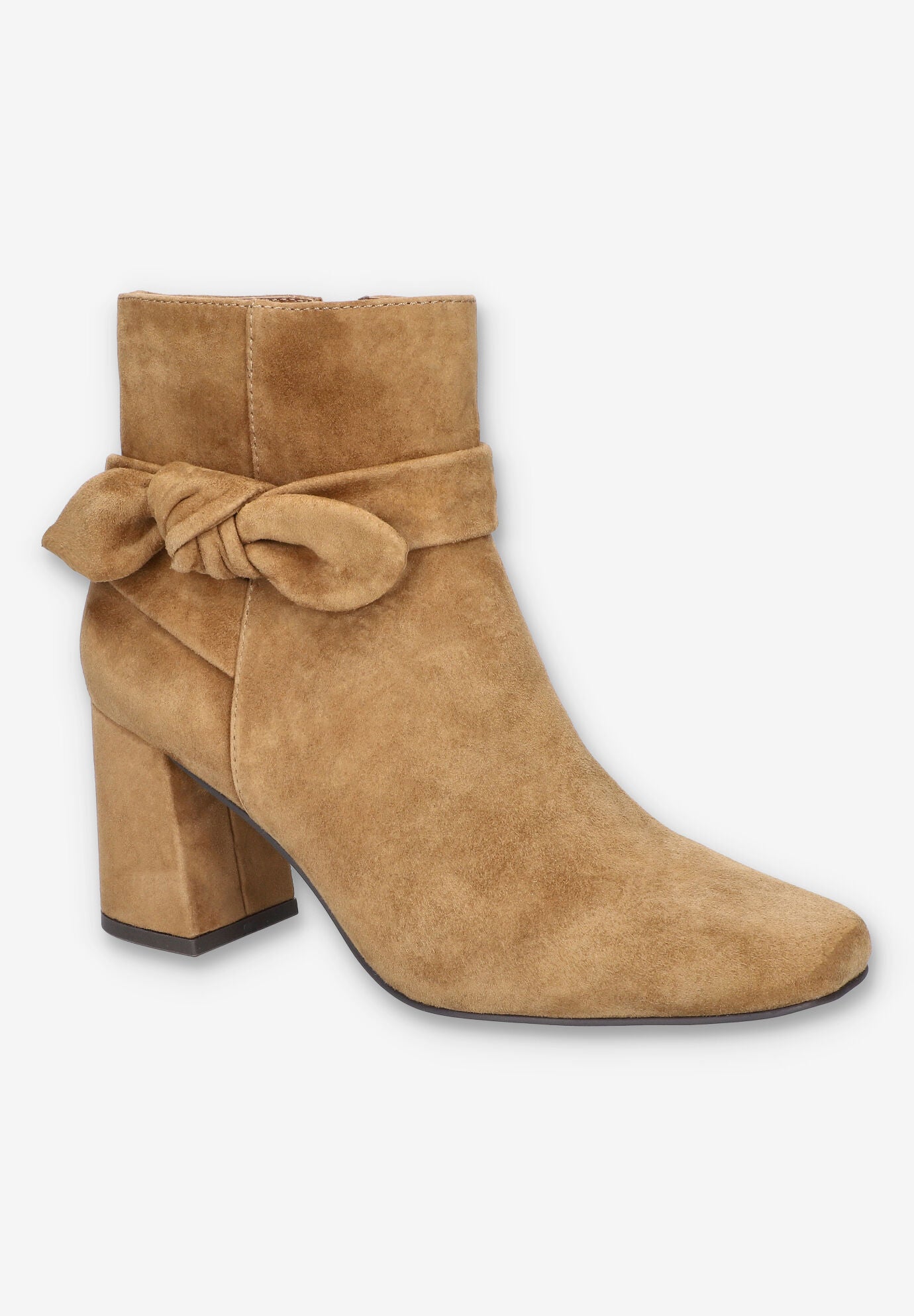 Felicity Bootie, COGNAC SUEDE LEATHER, hi-res image number 0