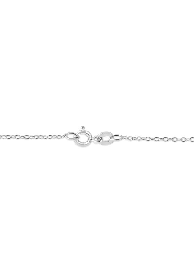Sterling Silver Round Cut Diamond Accent Cross Pendant Necklace, , on-hover image number null
