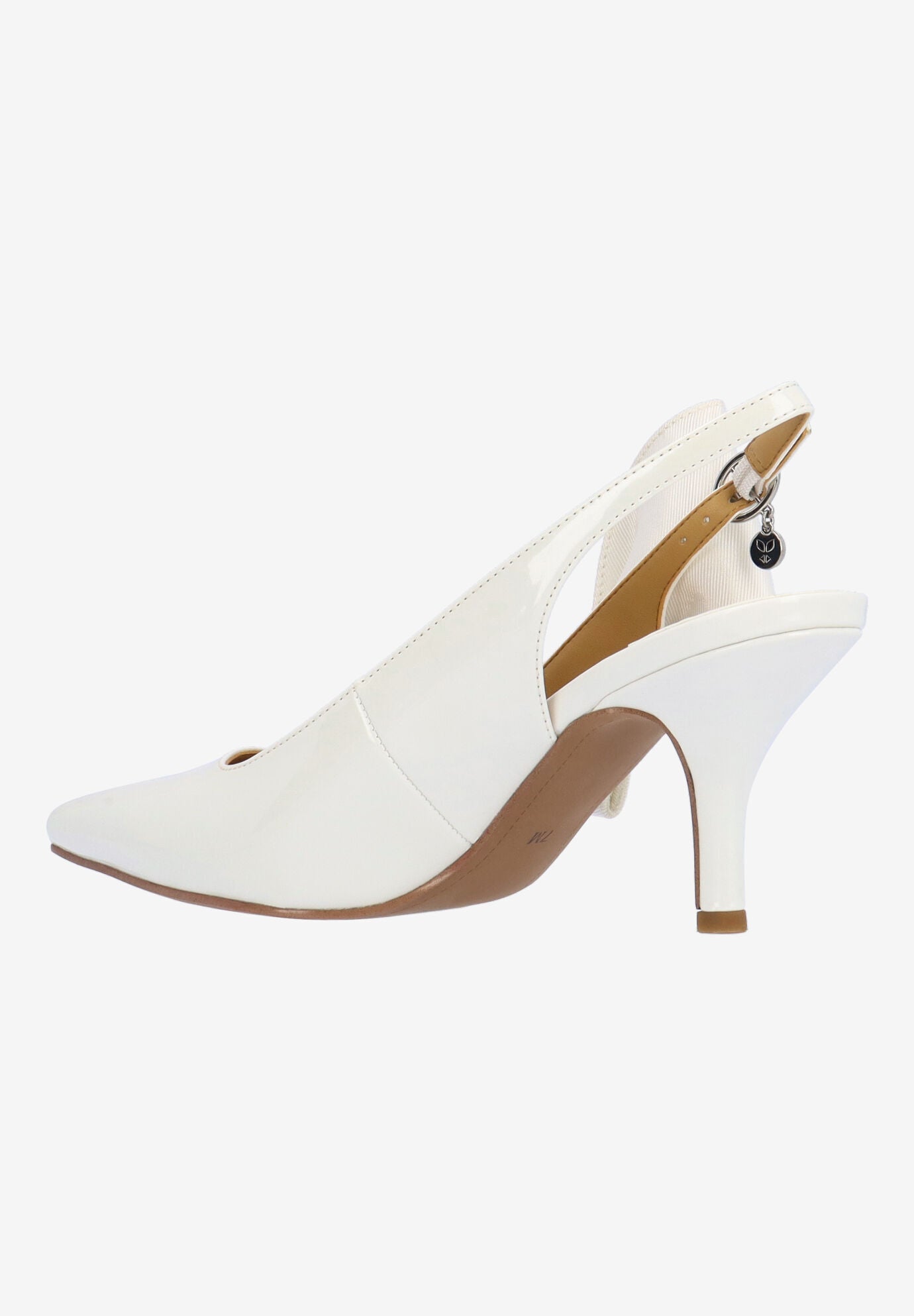 Rowin Slingback Pump, WHITE, on-hover image number 1