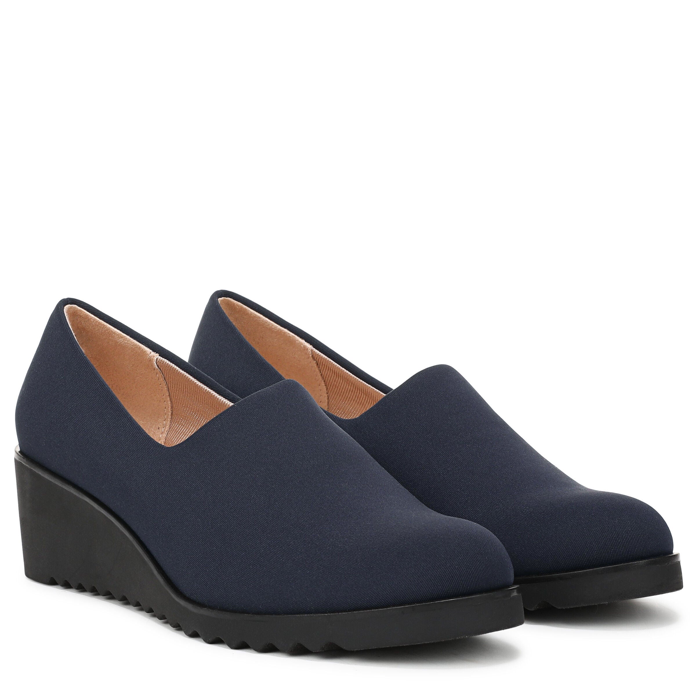 Ziva Wedge, LUX NAVY, alternate image number 2