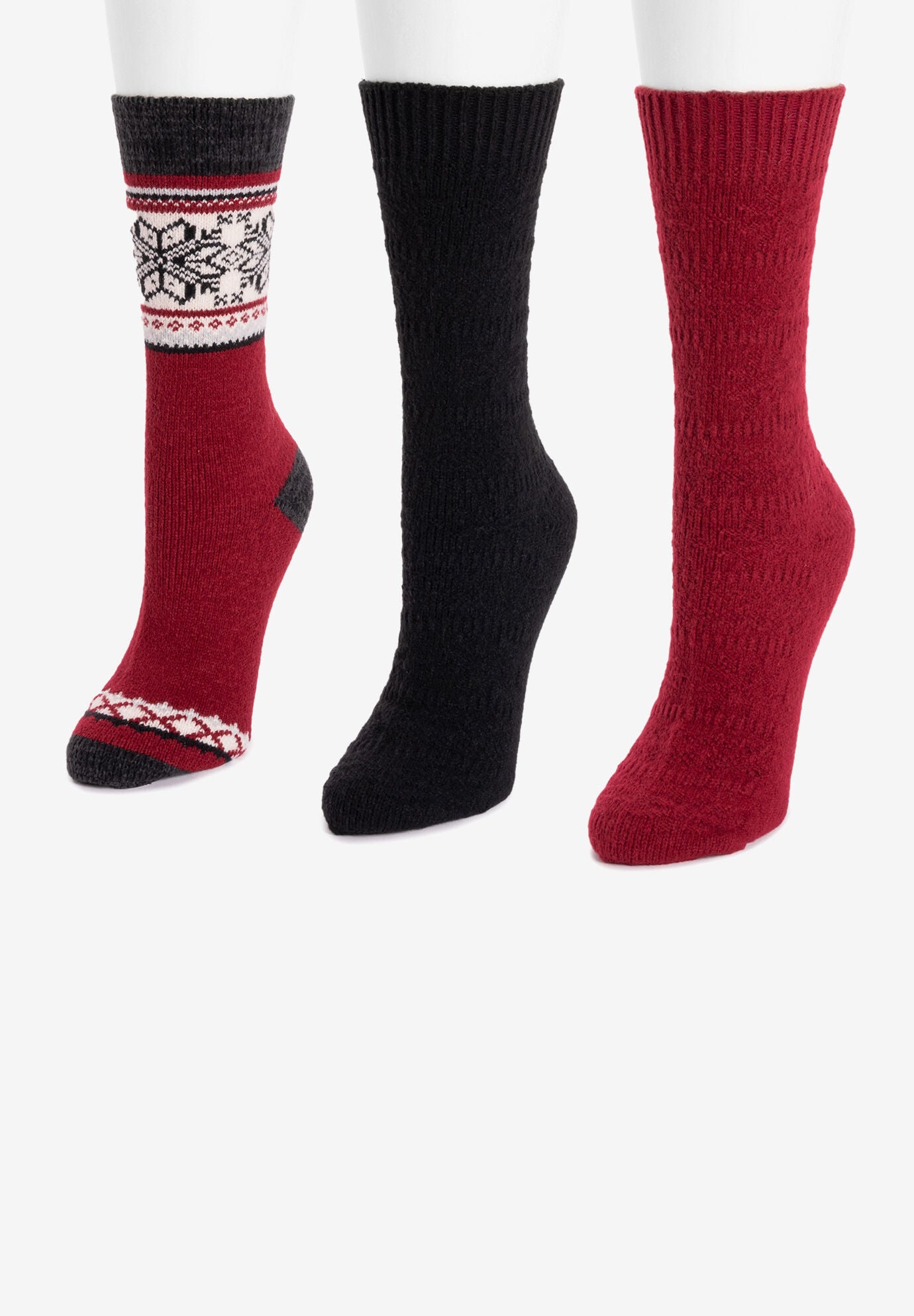 3 Pair Pack Boot Socks, , alternate image number 2