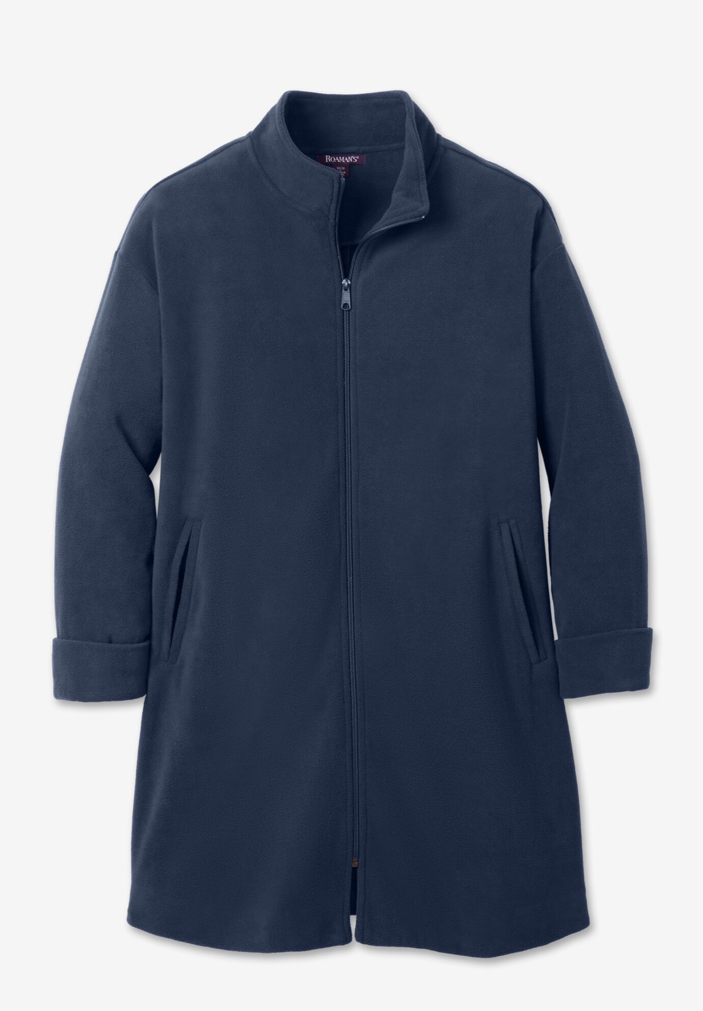 Plus Size Fleece Driving Coat, , alternate image number 2
