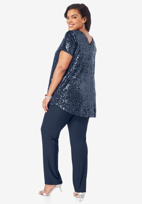 Sequin Tunic & Pant Set, , alternate image number null