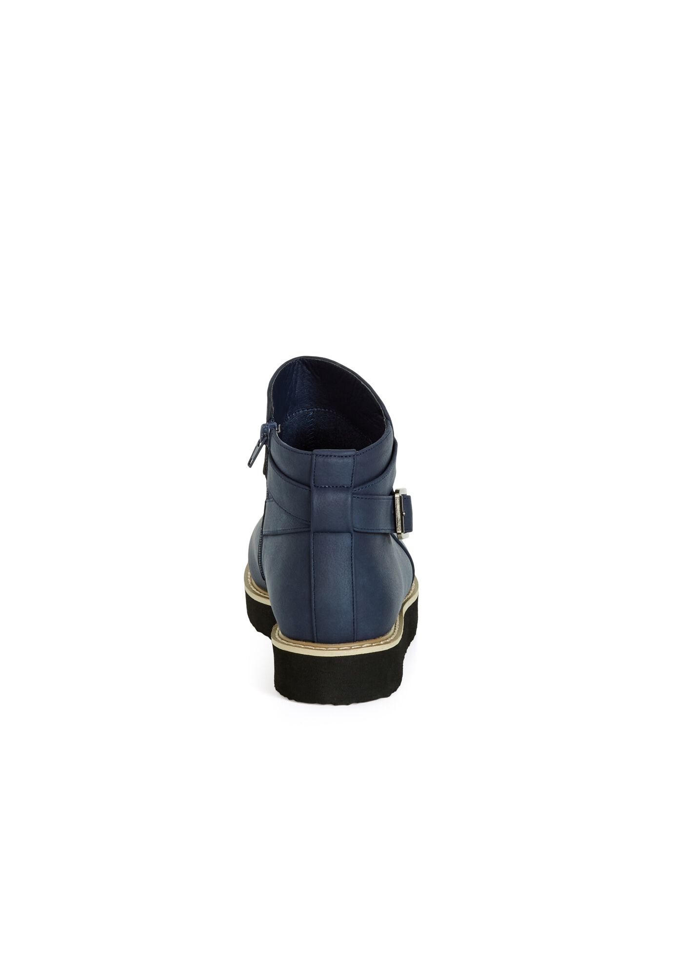 WIDE FIT Valentina Ankle Boot, NAVY, alternate image number 2