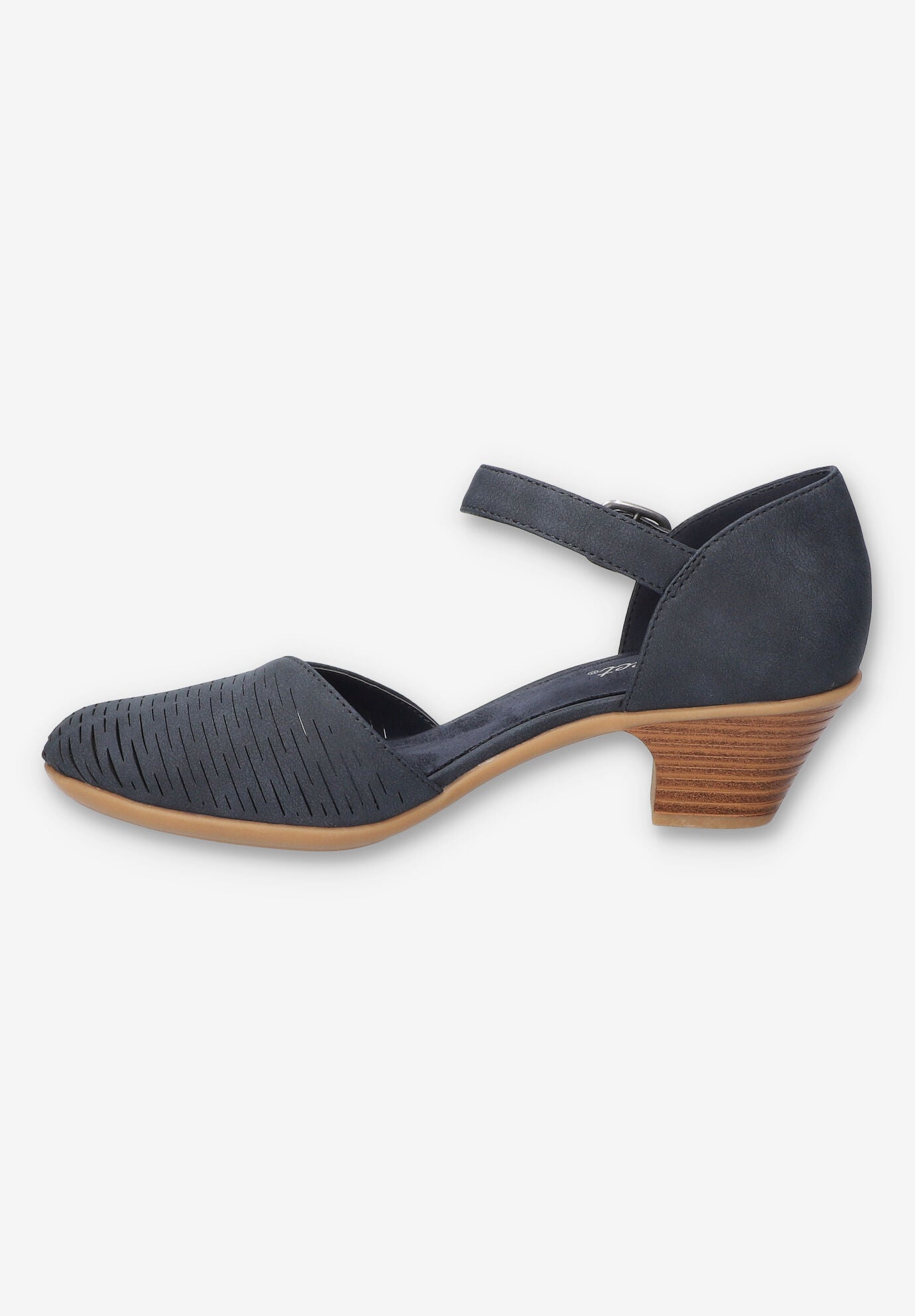 Justina Block Heel Sandal, NAVY, alternate image number 4