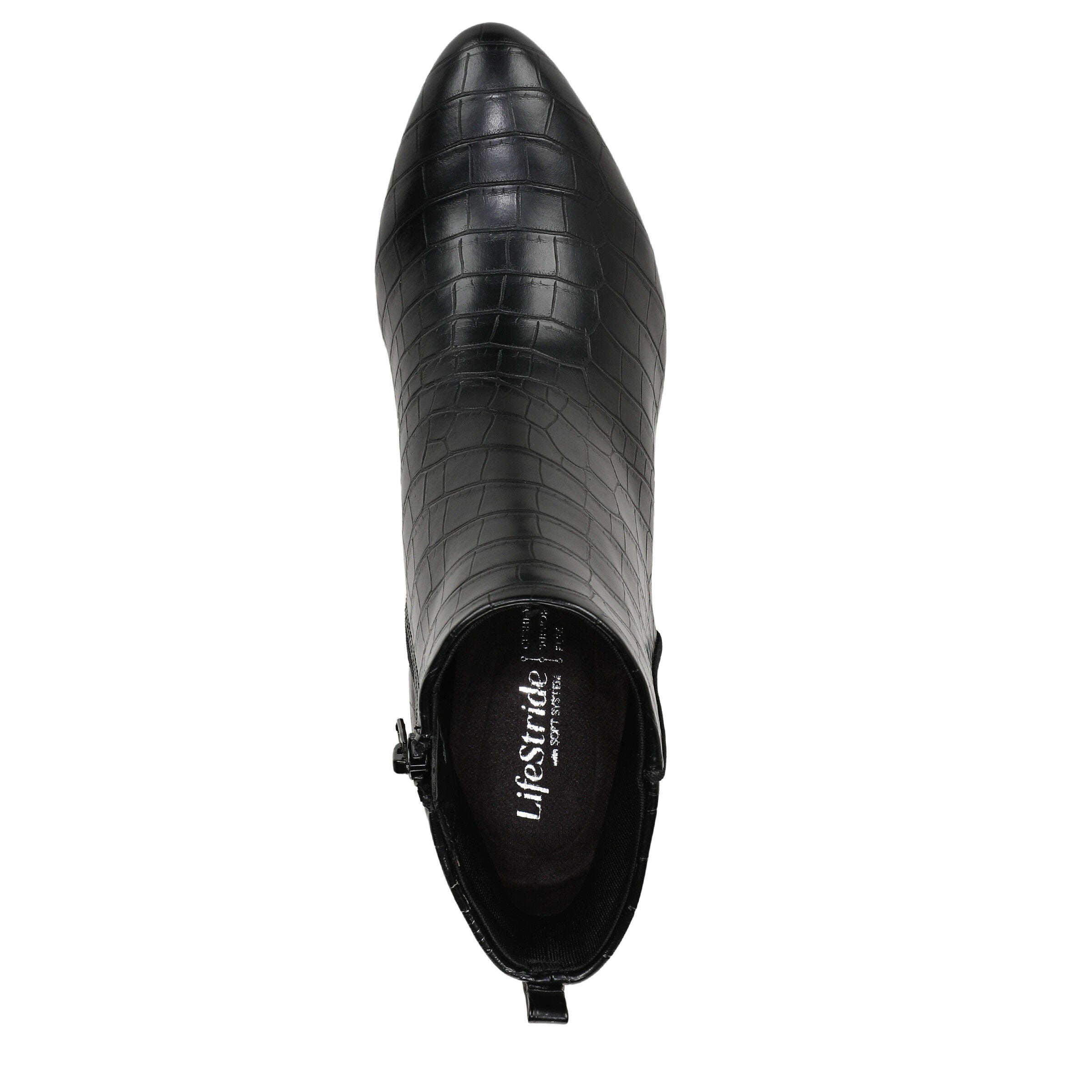 Glow Ankle Boot, BLACK CROC LEATHER, alternate image number 6