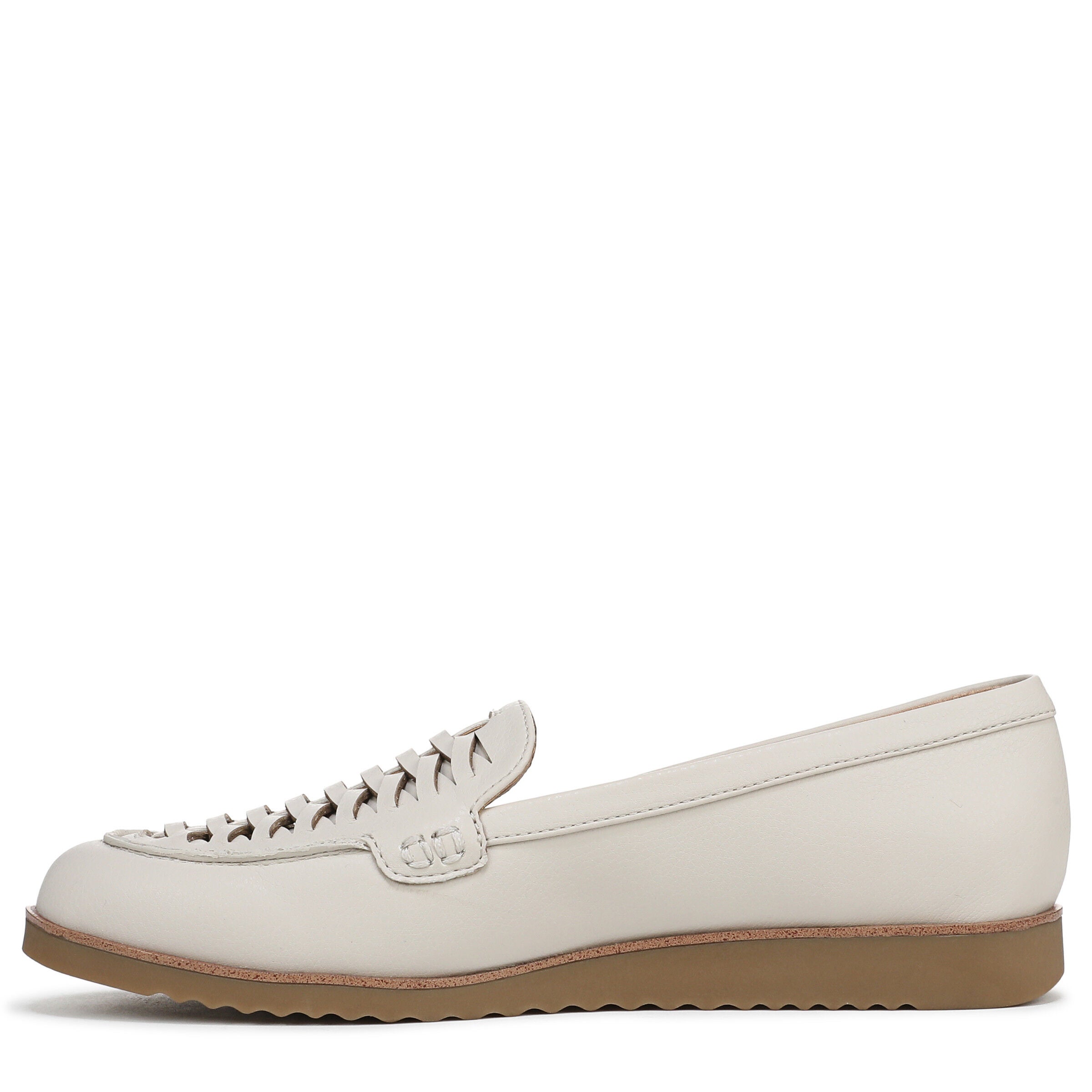 Zoey Flat, WHITE LEATHER, alternate image number 5