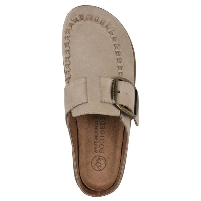 Bayberry Footbeds Clog, SANDAL WOOD SUEDE, alternate image number 4