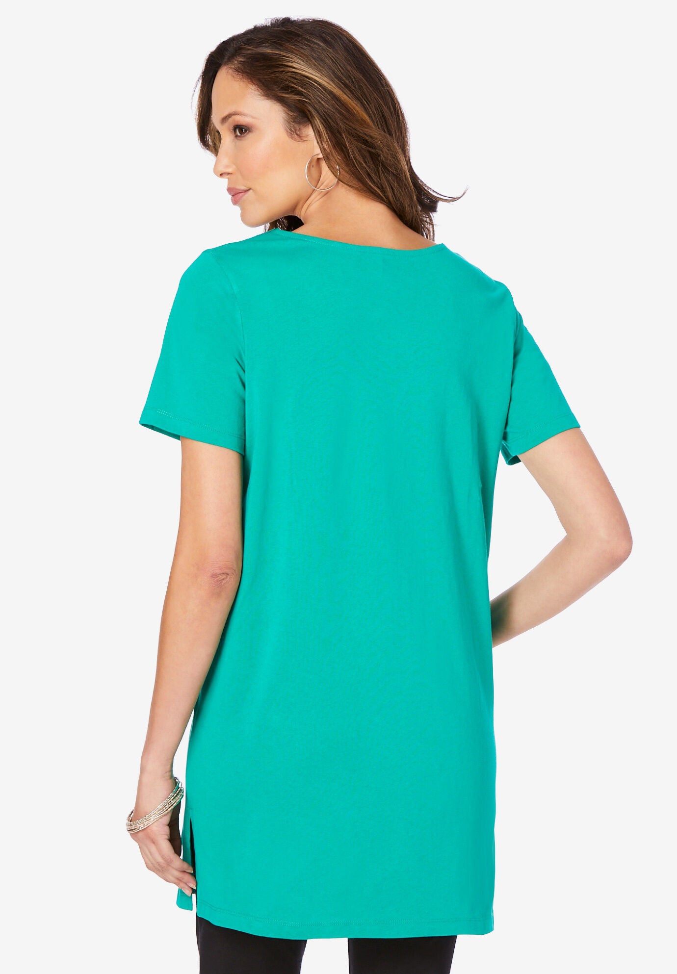 Lace-Applique Ultimate Tunic, , on-hover image number 1