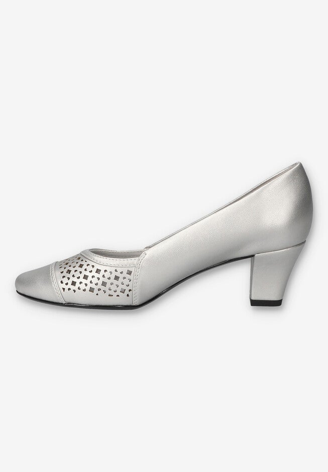 Neva Comfort Pump, SILVER, alternate image number 4