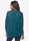 Faux Suede Big Shirt, , on-hover image number null