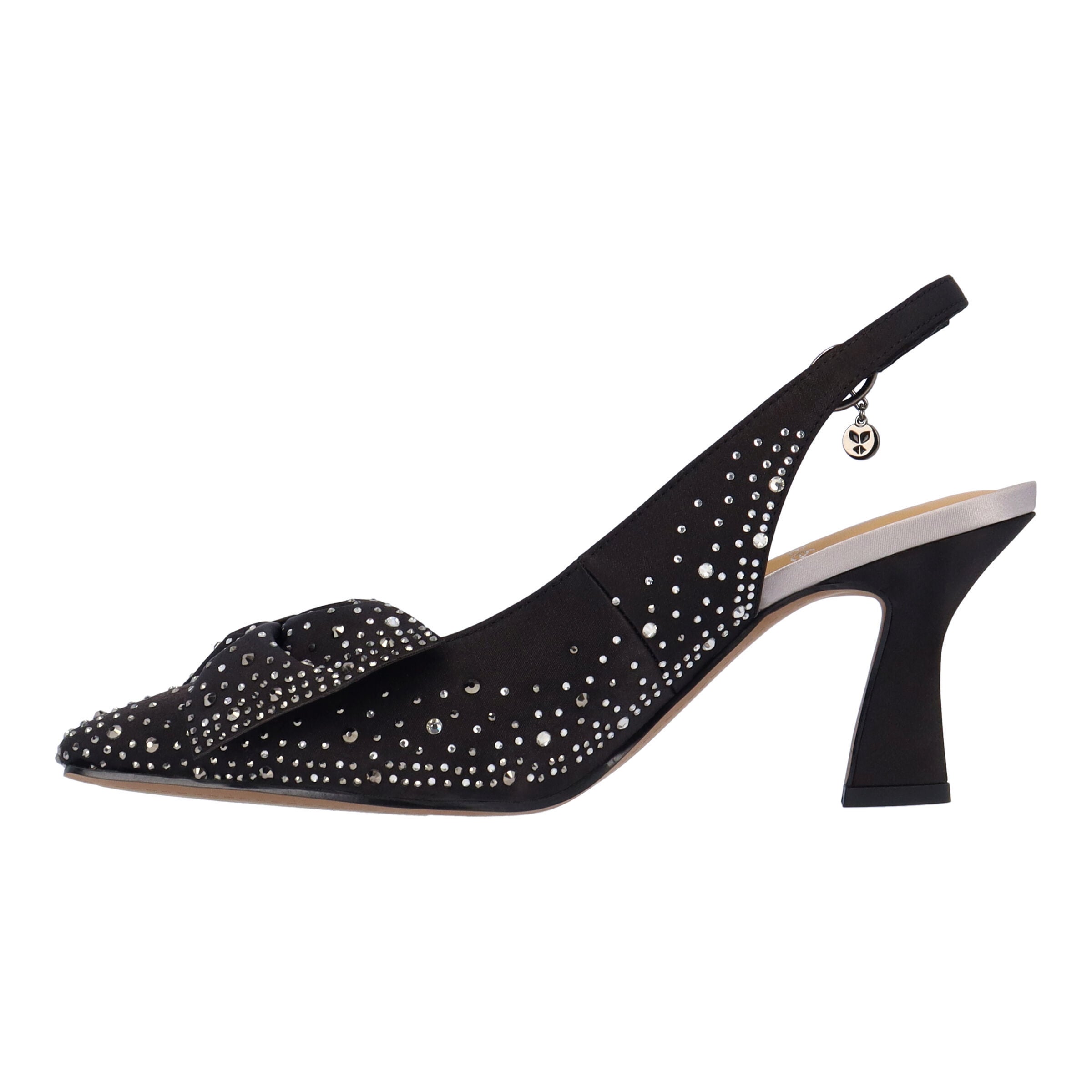 Harlan Slingback Pump, BLACK GRAY, alternate image number 4