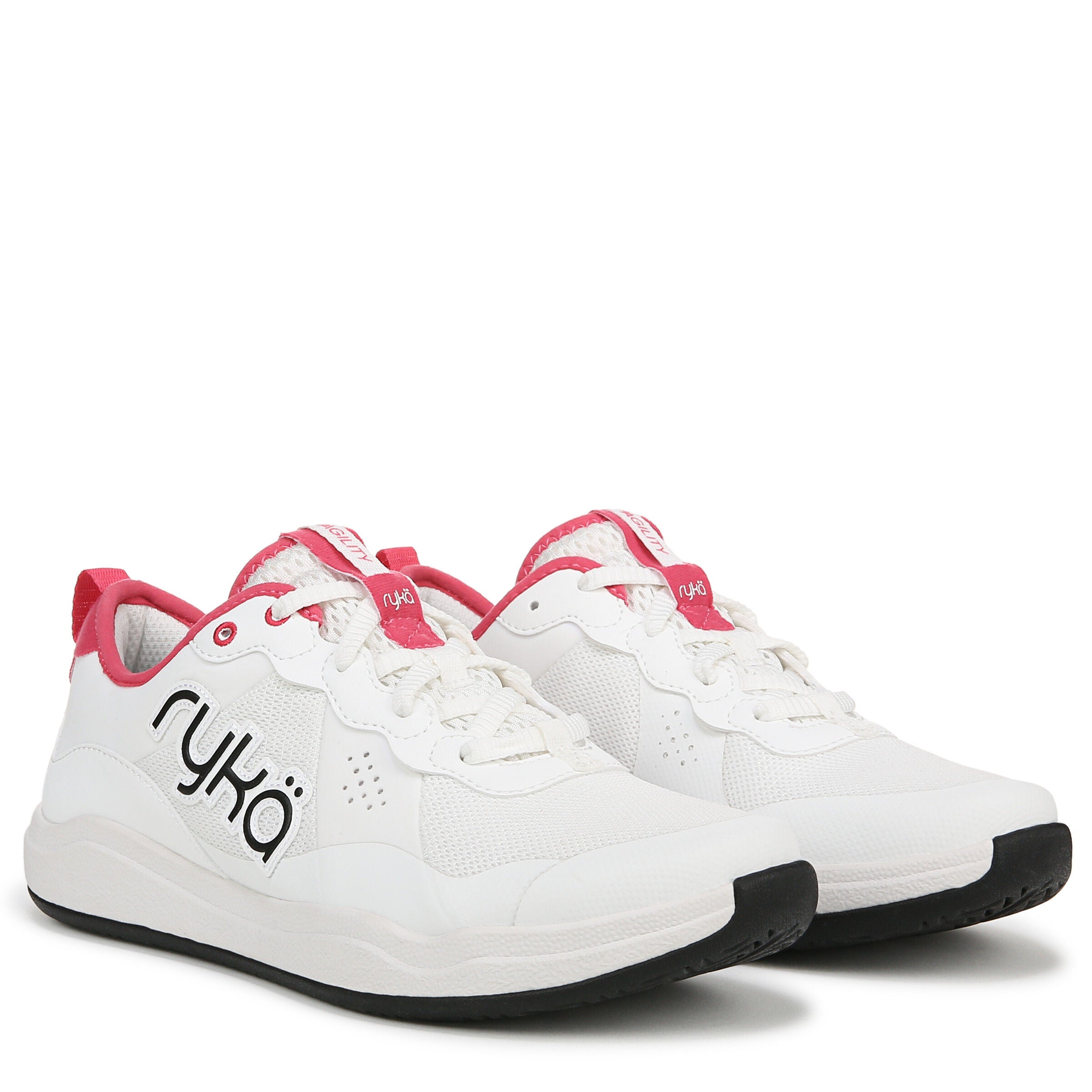 Court Agility Sneaker, WHITE, alternate image number 2