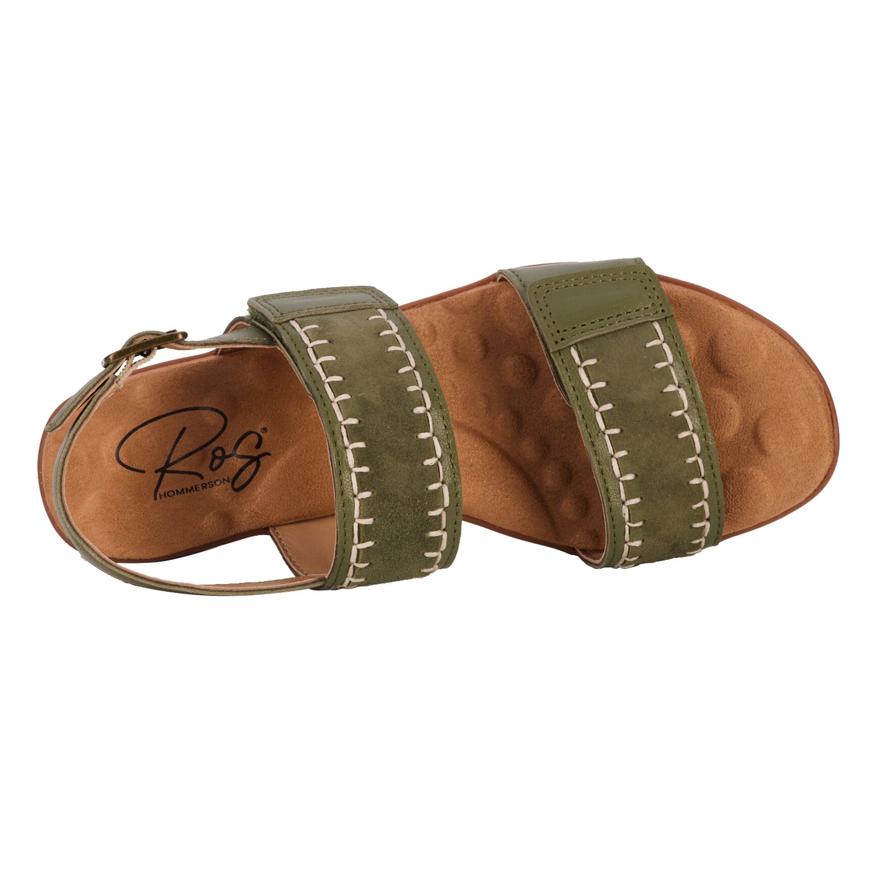 Kateri Sandal, OLIVE LEATHER SUEDE, alternate image number 5