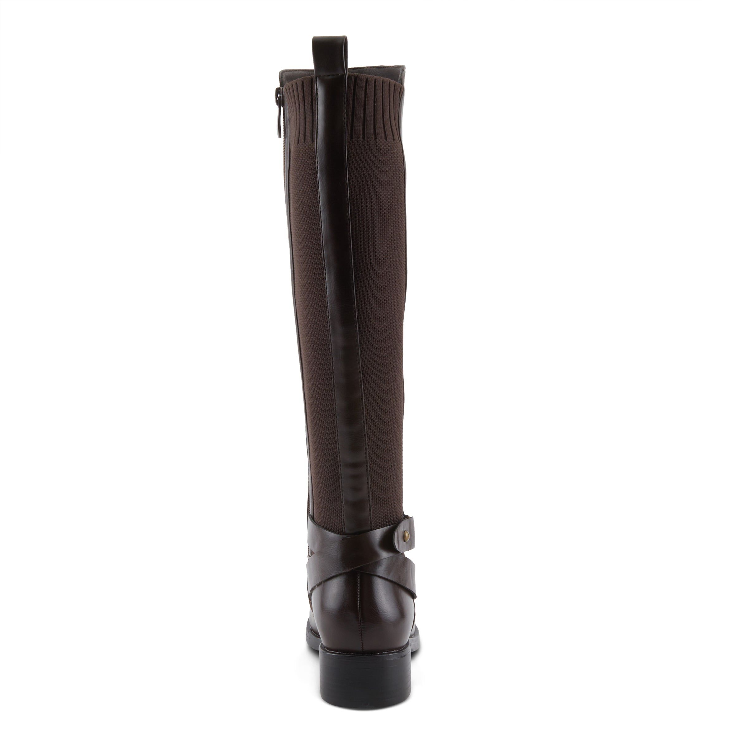 Papina Knee High Tall Boot, DARK BROWN, alternate image number 4