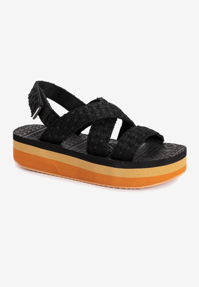 Lofty Goals Sandal, BLACK, hi-res image number null
