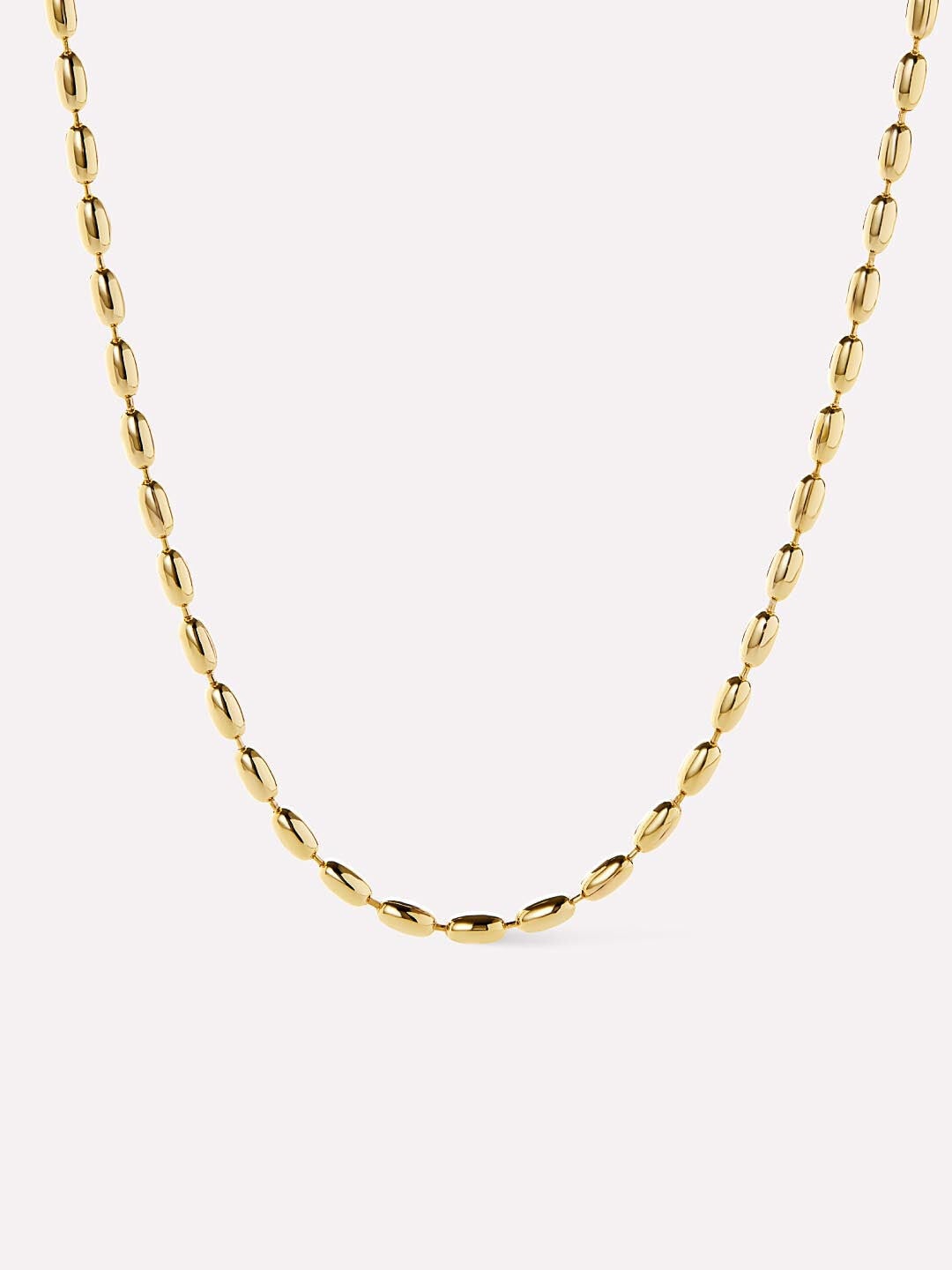 Capri Ball Chain Necklace, GOLD, hi-res image number 0