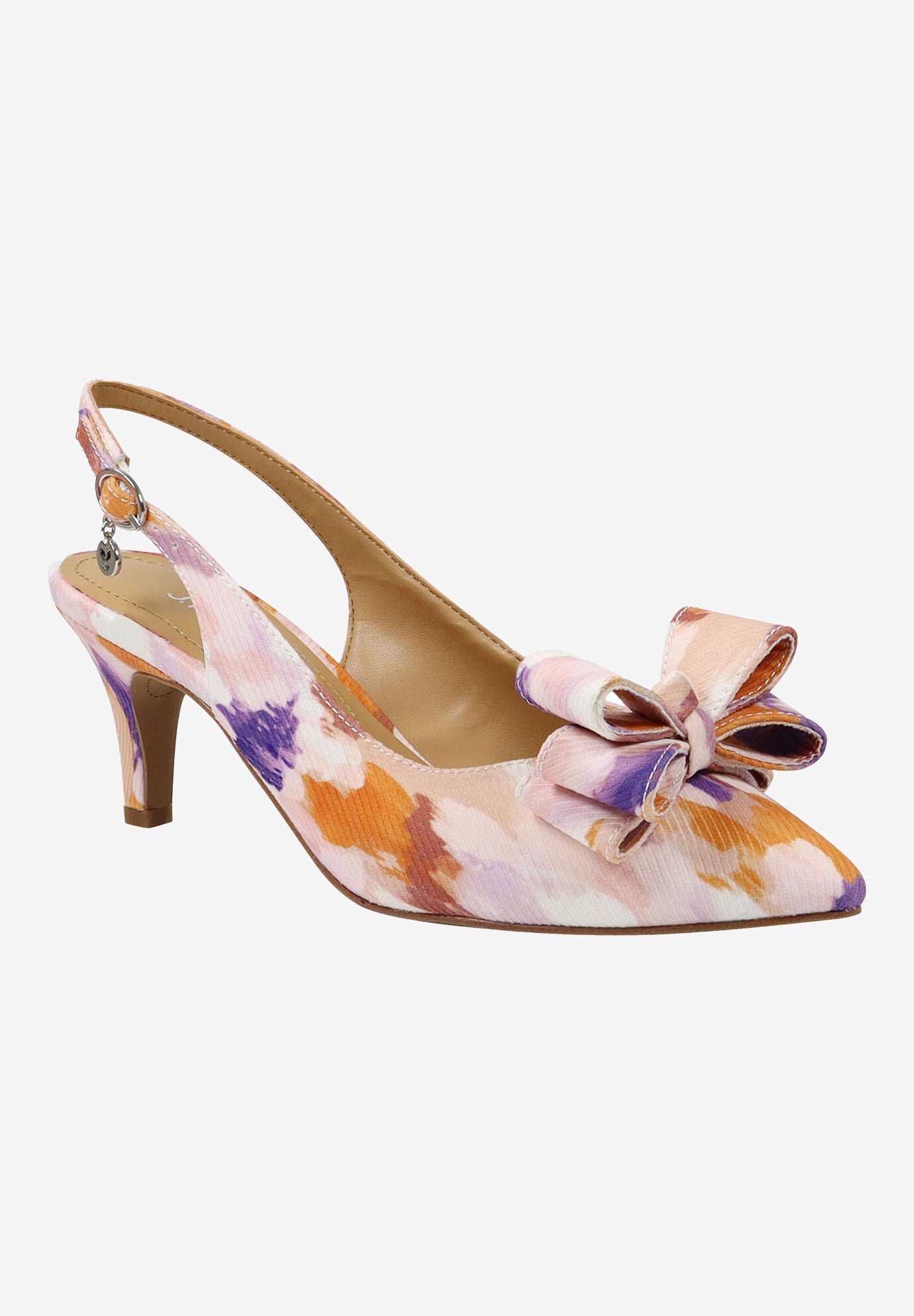 Gosalyne Slingback , ORANGE WHITE PURPLE, hi-res image number 0