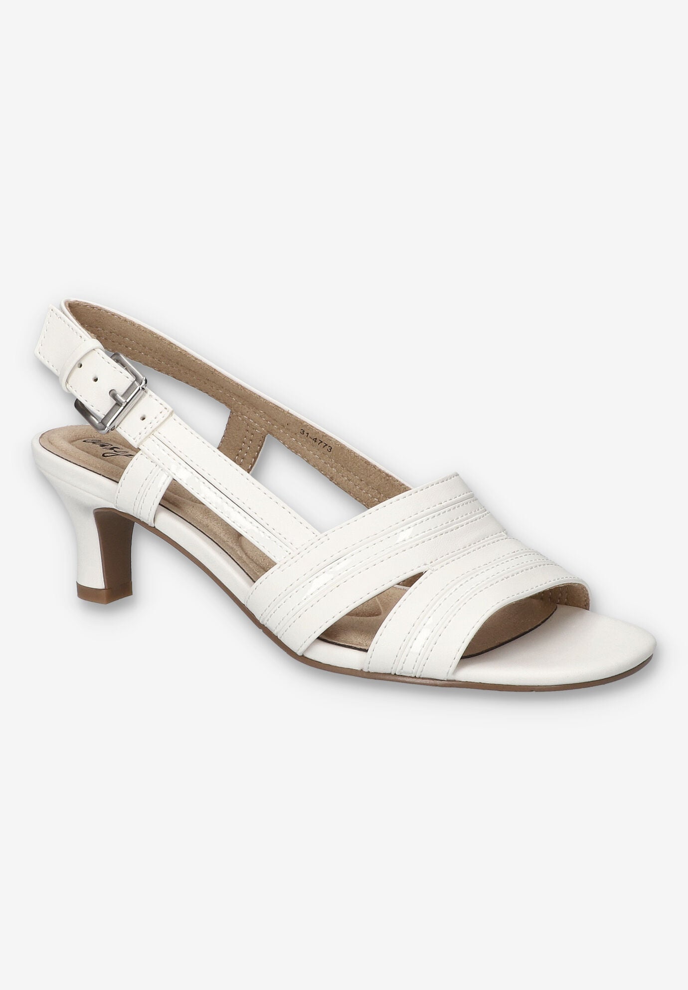 Meghan Slingback Heeled Sandal, WHITE, hi-res image number 0
