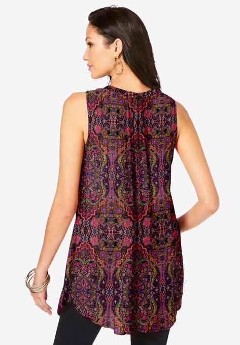 Sleeveless Angelina Tunic, , on-hover image number null