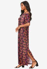 Ultrasmooth® Fabric Cold-Shoulder Maxi Dress, , alternate image number 2