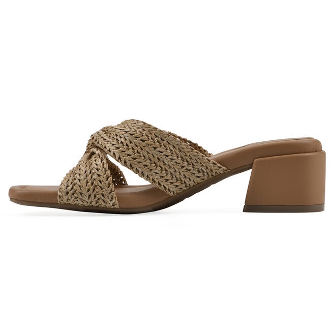 Mills Heeled Sandal, DARK NATURAL, alternate image number 3