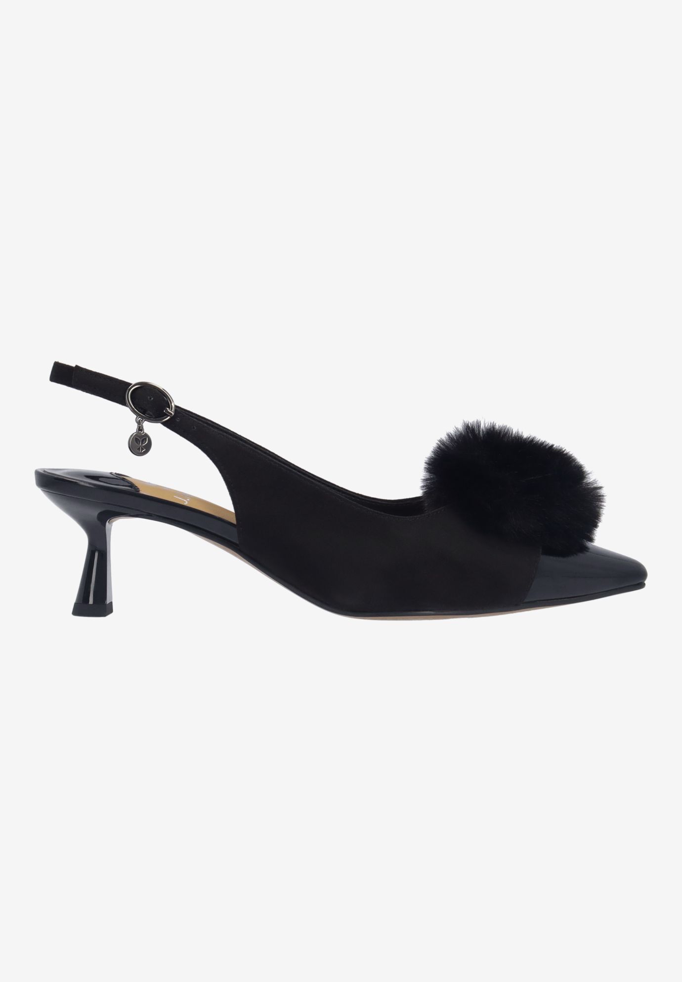 Hevina Sling Back Pump, BLACK, alternate image number 3