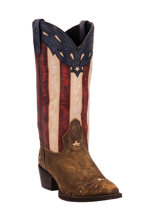 Keyes Cowboy Boots by Laredo, TAN, hi-res image number 0