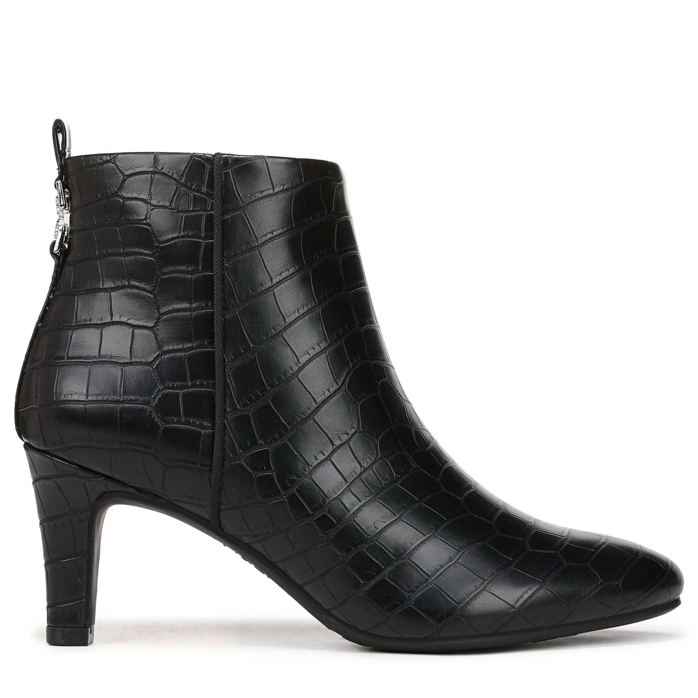 Glow Ankle Boot, BLACK CROC LEATHER, alternate image number 3