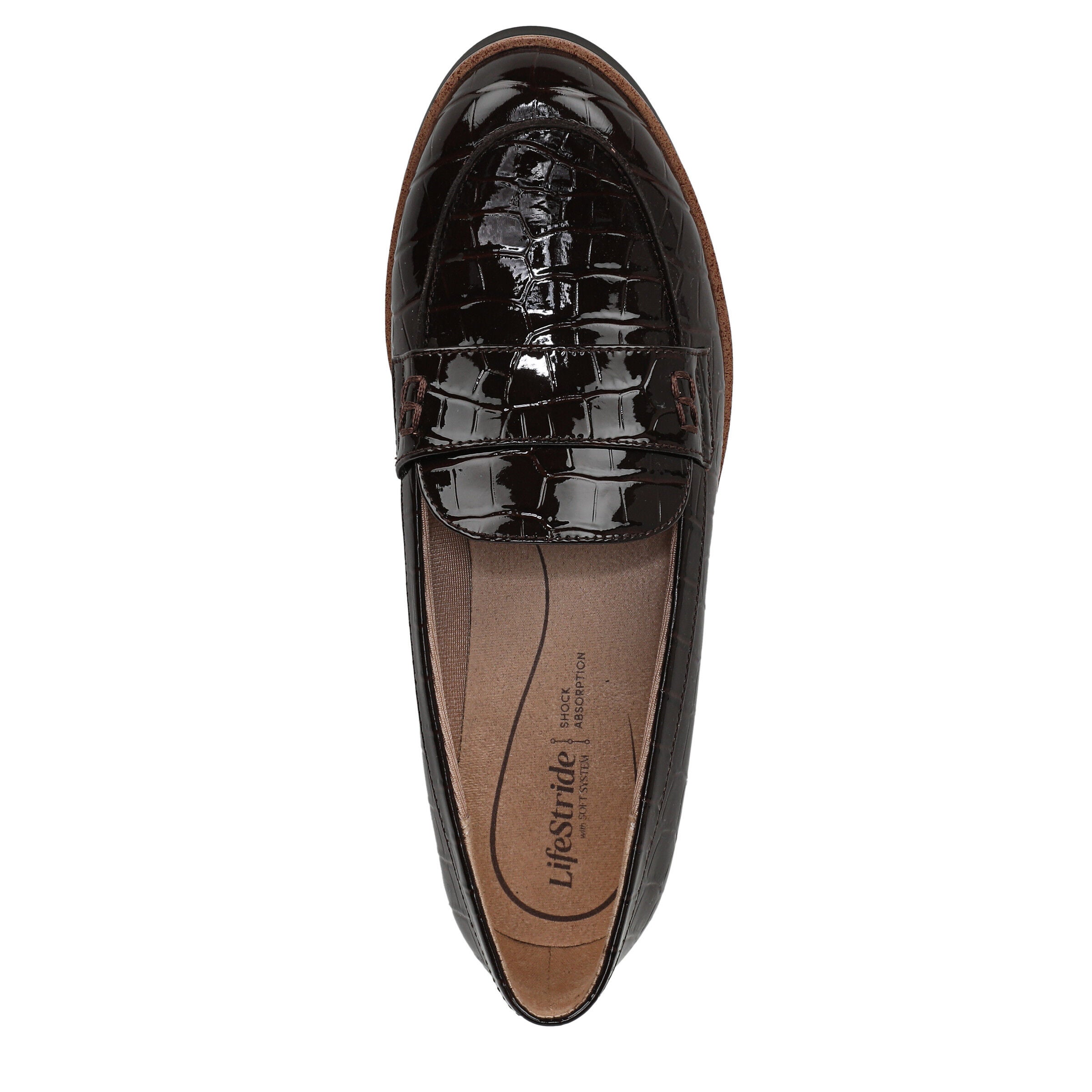 Zee Loafer, DARK CHOCOLATE CROC, alternate image number 6