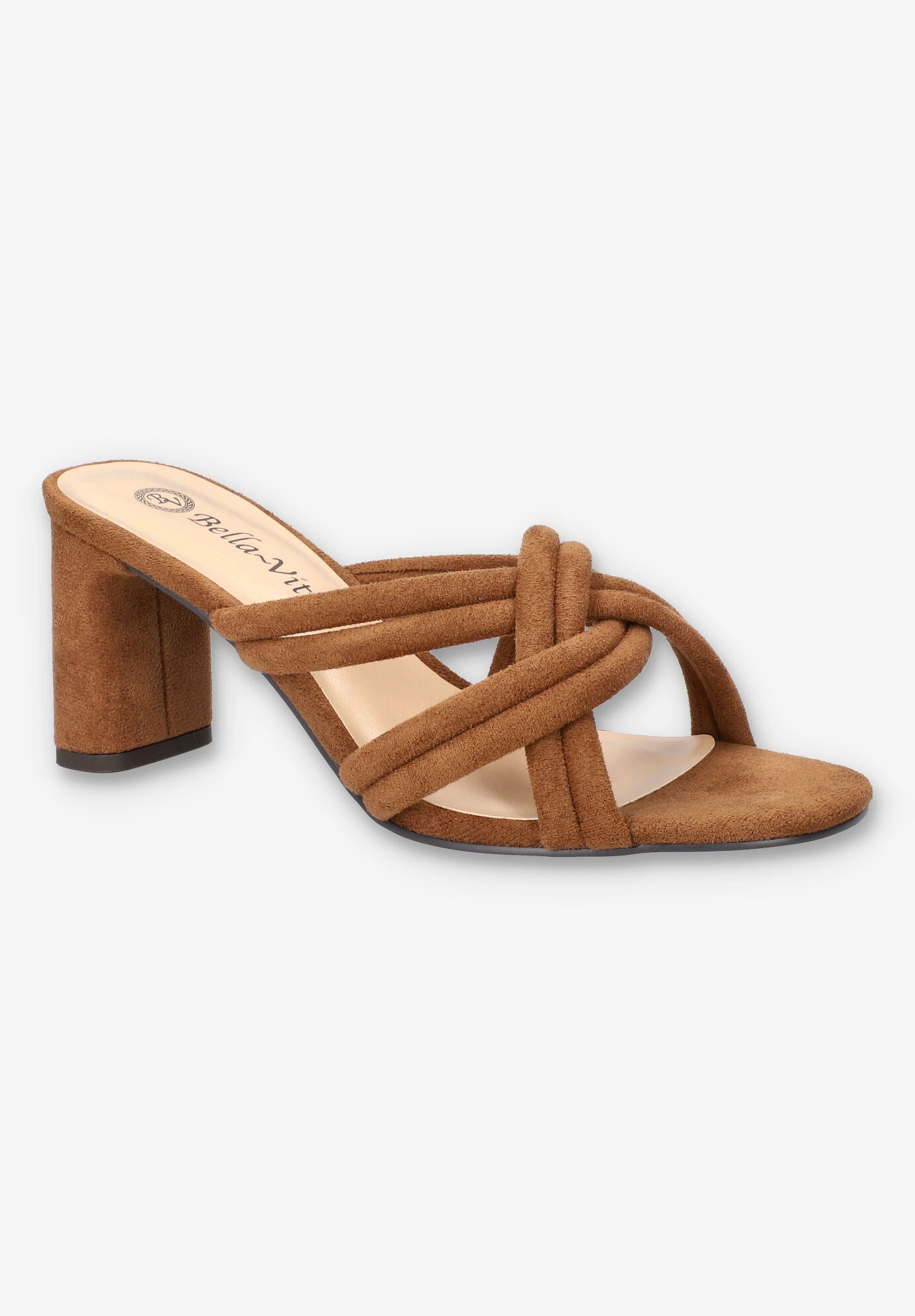 Carmen Heeled Sandal, COGNAC SUEDE, hi-res image number 0