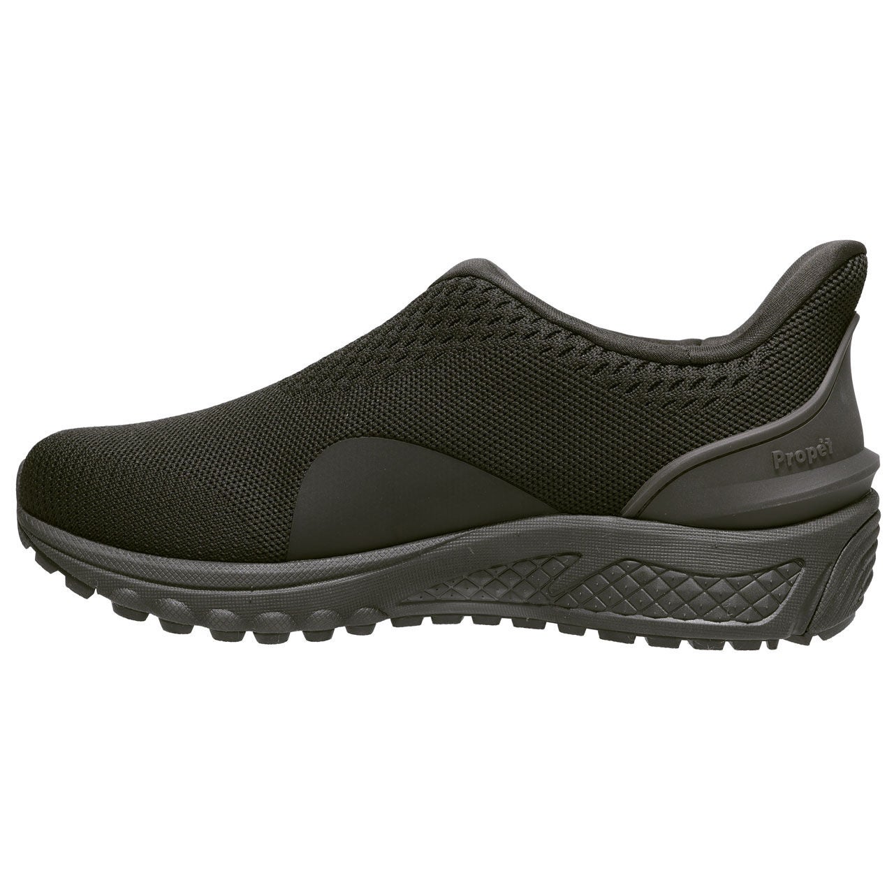 One Velocity Slip-On Sneaker, ALL BLACK, alternate image number 4