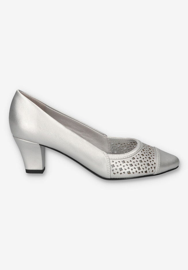 Neva Comfort Pump, SILVER, alternate image number 2