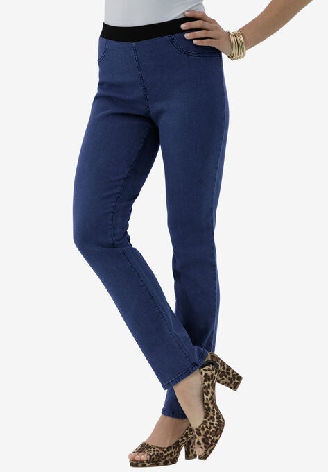 Super Stretch Ultimate Fit Straight-Leg Jean, INDIGO WASH, hi-res image number null