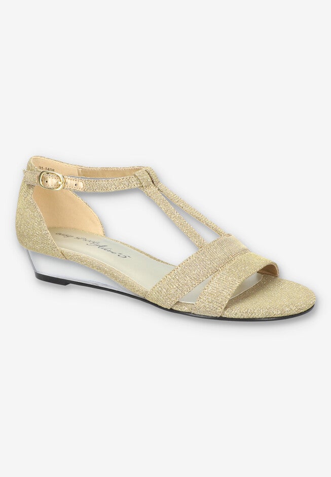 Alora Sandal, GOLD GLITTER METALLIC, hi-res image number null