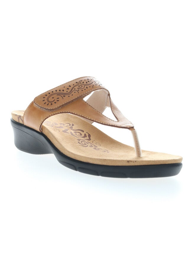 Wynzie Leather Sandal, TAN, hi-res image number null