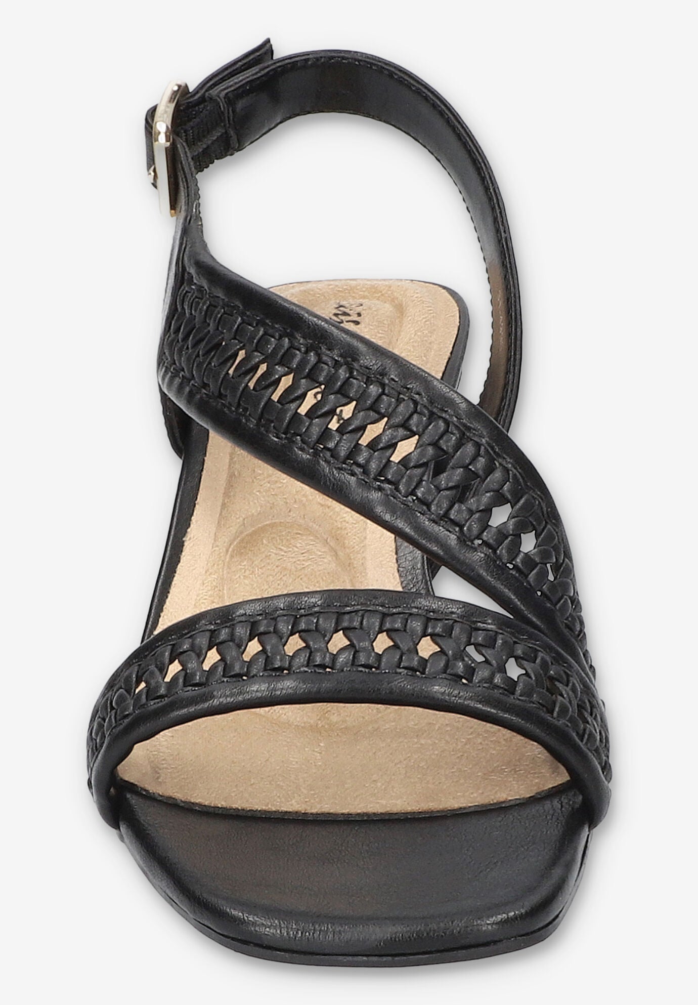 Rowan Square Toe Block Heel Sandal, BLACK, on-hover image number 1