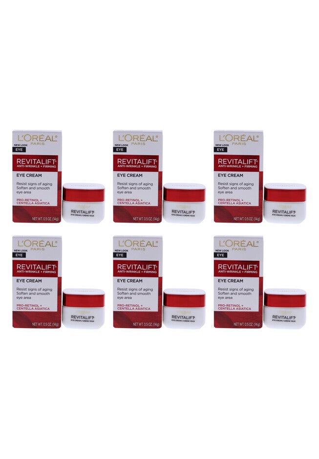 Revitalift Anti-Wrinkle And Firming Eye Treatment - Pack Of 6 -0.5 Oz Cream, O, hi-res image number null